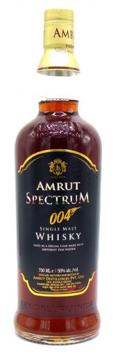 Amrut Distilleries Indian Whisky Spectrum 004, Batch #1 Oct. 2021, 100 Proof 750ml